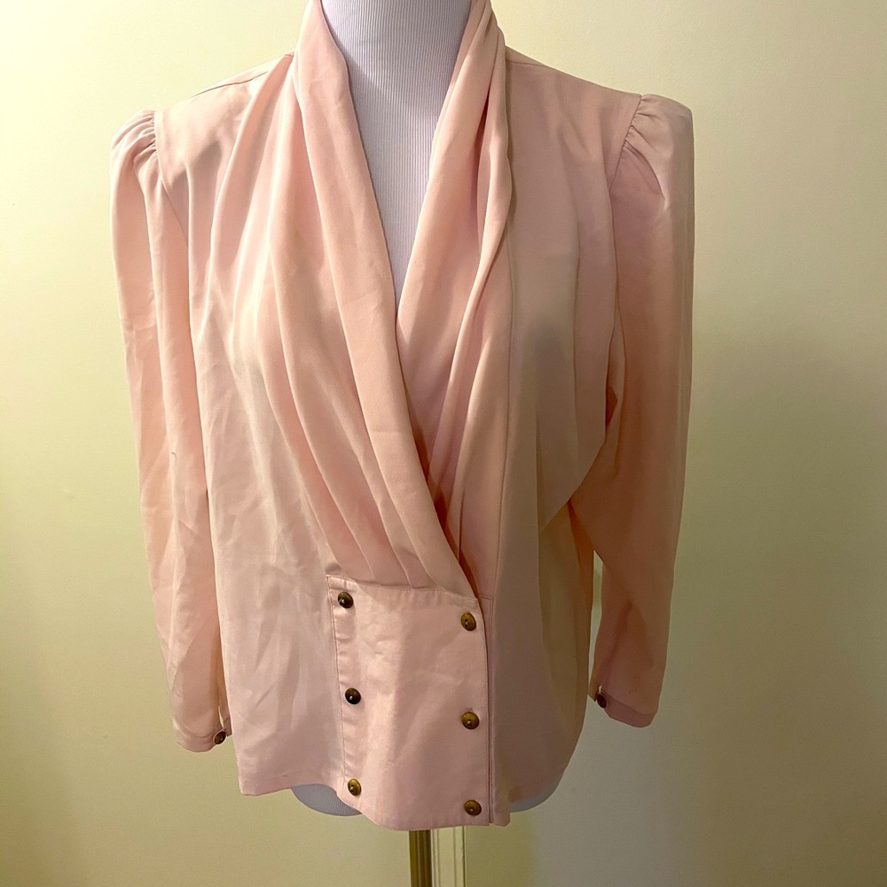 Vintage blouse with shoulder pads